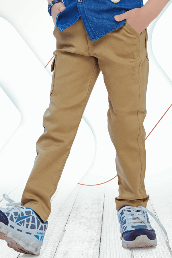 Slim Comfort B-95 Formal Beige Textured Trouser - Mario